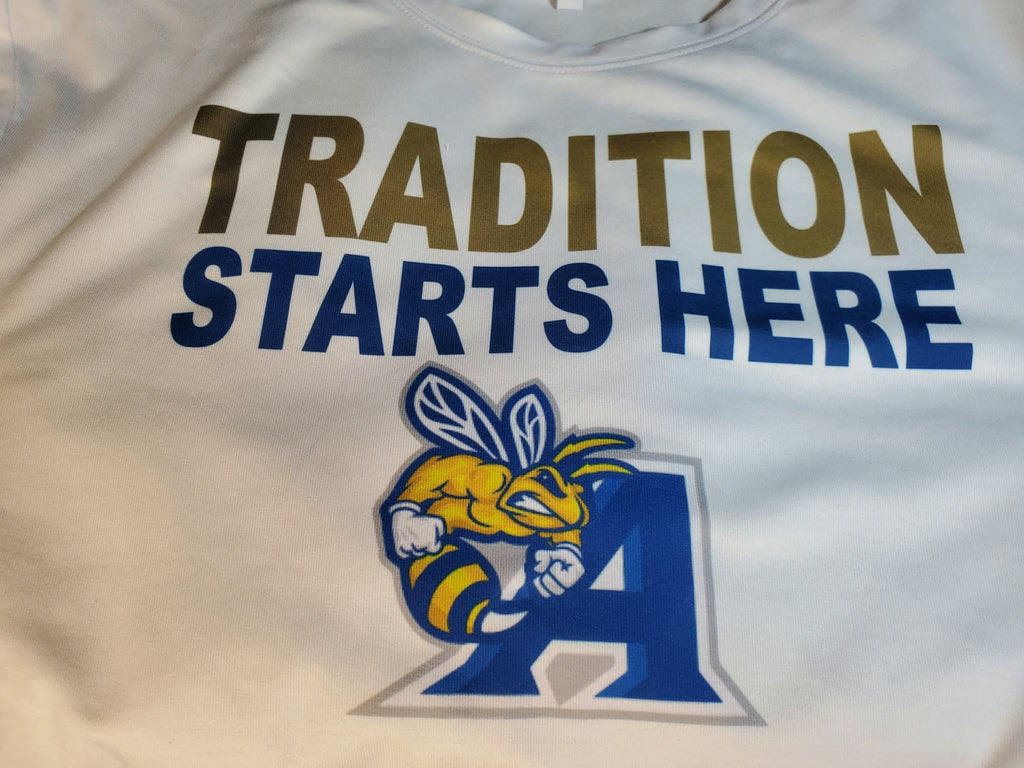 Allen University Tradition - Choice of T-Shirt, Short-Sleeve Dri-Fit, Long-Sleeve Dri-Fit