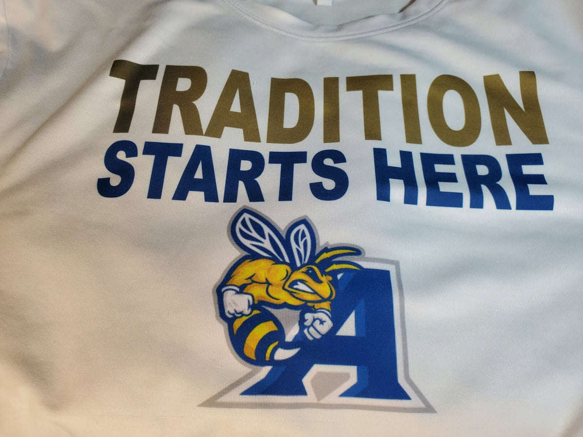Allen University Tradition - Choice of T-Shirt, Short-Sleeve Dri-Fit, Long-Sleeve Dri-Fit