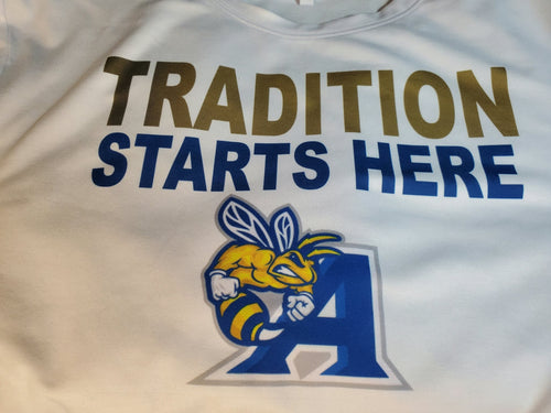 Allen University Tradition - Choice of T-Shirt, Short-Sleeve Dri-Fit, Long-Sleeve Dri-Fit