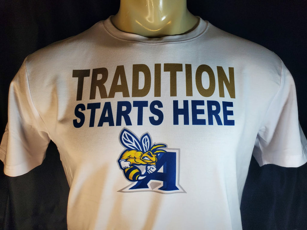 Allen University Tradition - Choice of T-Shirt, Short-Sleeve Dri-Fit, Long-Sleeve Dri-Fit