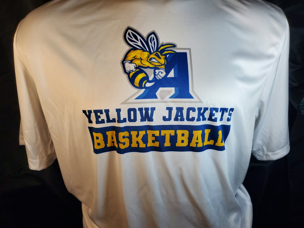 AU Yellow Jackets Basketball - Choice of T-Shirt, Short-Sleeve Dri-Fit, Long-Sleeve Dri-Fit