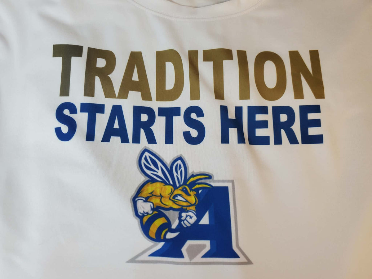 Allen University Tradition - Choice of T-Shirt, Short-Sleeve Dri-Fit, Long-Sleeve Dri-Fit